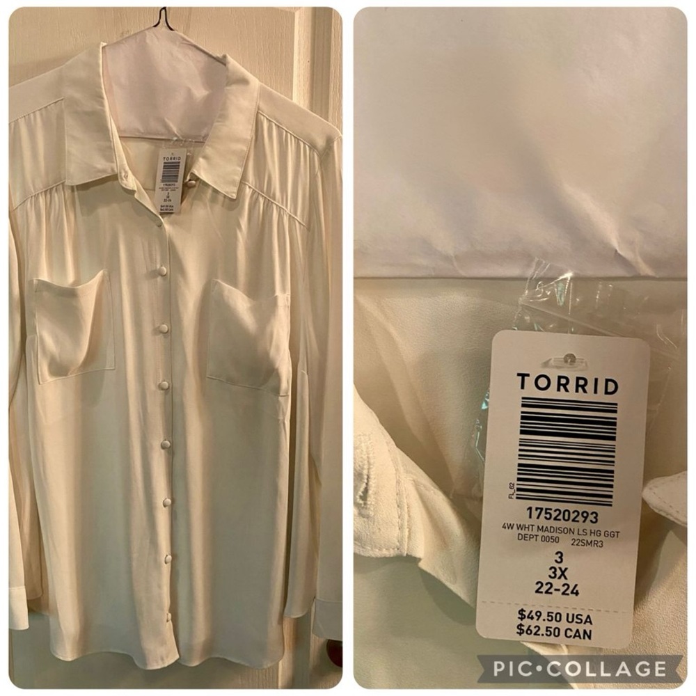 Torrid Button-Up Blouse
